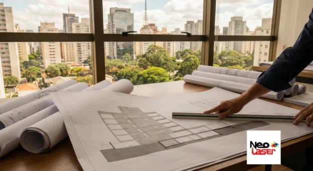 Impressão de plantas para arquitetura e engenharia: cuidados que garantem qualidade.