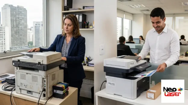Impressora locada ou própria: qual a melhor escolha para empresas?
