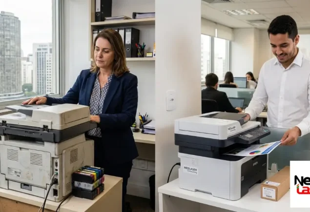 Impressora locada ou própria: qual a melhor escolha para empresas?