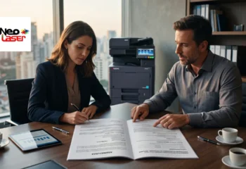 O contrato outsourcing de impressão é o documento que define como a prestação do serviço vai funcionar, quais equipamentos estarão disponíveis, o que estará incluso no valor contratado e quais responsabilidades cabem à empresa fornecedora e ao cliente.